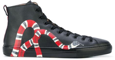 gucci snake high top|Gucci men's shoes.